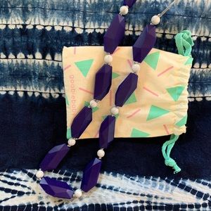 📿 Goobie Baby Naomi Teething Necklace Blue